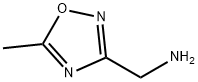 (5-methyl-1,2,4-oxadiazol-3-yl)methylamine hydrochloride Struktur