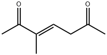 3-Heptene-2,6-dione, 3-methyl-, (3E)- (9CI) Struktur