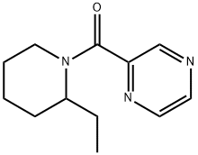 Piperidine, 2-ethyl-1-(pyrazinylcarbonyl)- (9CI) Struktur