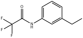 Acetamide, N-(3-ethylphenyl)-2,2,2-trifluoro- (9CI) Struktur