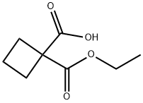 CYCLOBUTANE-1,1-DICARBOXYLIC ACID ETHYL ESTER Struktur