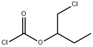 Chloroformic acid 1-(chloromethyl)propyl ester Struktur