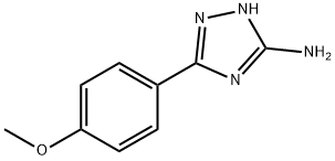 5-(4-Methoxyphenyl)-4H-1,2,4-triazol-3-amine Struktur