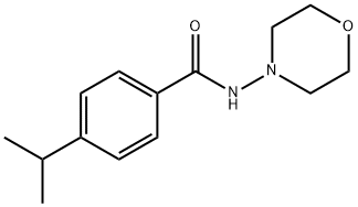 Benzamide, 4-(1-methylethyl)-N-4-morpholinyl- (9CI) Struktur