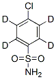 4-Chlorobenzene-d4-sulfonamide Struktur