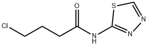 4-chloro-N-(1,3,4-thiadiazol-2-yl)butanamide Struktur