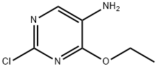 2-Chloro-4-ethoxy-5-pyrimidinamine Struktur