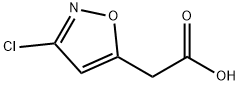 3-Chloro-5-isoxazoleacetic acid  Struktur