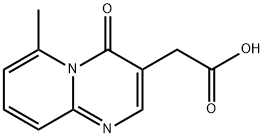 6-Methyl-4-oxo-4H-pyrido[1,2-a]pyrimidine-3-acetic acid Struktur