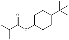 4-tert-butylcyclohexyl isobutyrate Struktur