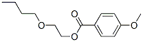 2-butoxyethyl 4-methoxybenzoate Struktur