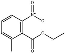 Benzoic acid, 2-Methyl-6-nitro-, ethyl ester Struktur