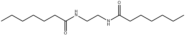 N,N'-(1,2-Ethanediyl)bis(heptanamide) Struktur