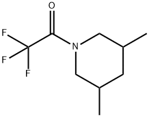 Piperidine, 3,5-dimethyl-1-(trifluoroacetyl)- (9CI) Struktur