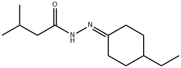 Butanoic acid, 3-methyl-, (4-ethylcyclohexylidene)hydrazide (9CI) Struktur