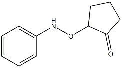 Cyclopentanone, 2-[(phenylamino)oxy]-, (+)- (9CI) Struktur