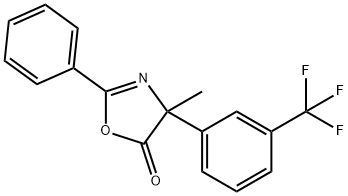 5(4H)-Oxazolone,  4-methyl-2-phenyl-4-[3-(trifluoromethyl)phenyl]- Struktur