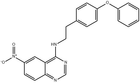 6-Nitro-4-(4-phenoxyphenylethylaMino)quinazoline Struktur