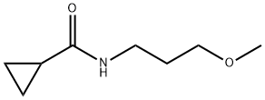 Cyclopropanecarboxamide, N-(3-methoxypropyl)- (9CI) Struktur