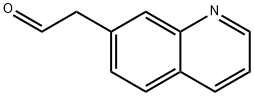 2-(quinolin-7-yl)acetaldehyde Struktur