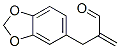 alpha-methylene-1,3-benzodioxole-5-propionaldehyde Struktur