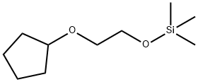 [2-(Cyclopentyloxy)ethoxy](trimethyl)silane Struktur