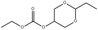 Carbonic acid, ethyl 2-ethyl-1,3-dioxan-5-yl ester (9CI) Struktur