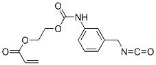 2-[[[(3-isocyanatomethylphenyl)amino]carbonyl]oxy]ethyl acrylate Struktur