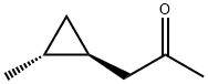 2-Propanone, 1-(2-methylcyclopropyl)-, trans- (9CI) Struktur