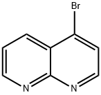 4-Bromo-1,8-naphthyridine Struktur