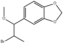 5-(2-bromo-1-methoxy-propyl)benzo[1,3]dioxole Struktur