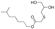 isooctyl [(2,3-dihydroxypropyl)thio]acetate Struktur