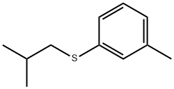 Isobutyl(m-tolyl) sulfide Struktur