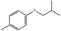 Isobutyl(p-tolyl) sulfide Struktur