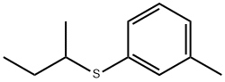 sec-Butyl(m-tolyl) sulfide Struktur