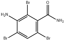 3-amino-2,4,6-tribromo-benzamide Struktur