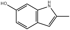 6-HYDROXY-2-METHYLINDOLE
 Struktur