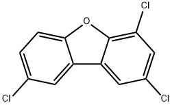 2,4,8-TRICHLORODIBENZOFURAN Structure