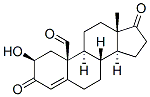 2-beta-hydroxy-19-oxo-4-androstene-3,17-dione Struktur