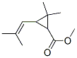 methyl(±)cis，trans-2，2-dimethyl-3-(2-methyl-1-propenyl cyclopropane carboxylate) Struktur