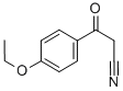 4-ETHOXYBENZOYLACETONITRILE Struktur