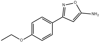 3-(4-ETHOXY-PHENYL)-ISOXAZOL-5-YLAMINE Struktur