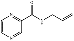 Pyrazinecarboxamide, N-2-propenyl- (9CI) Struktur