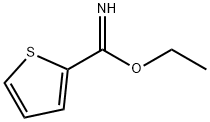 2-THIOPHENECARBOXIMIDIC ACID ETHYL ESTER Struktur