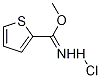 Methyl thiophene-2-carbiMidate hydrochloride Struktur