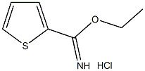 Ethylthiophene-2-carboximidoatehydrochloride Struktur