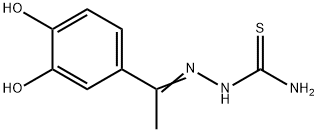 Hydrazinecarbothioamide, 2-[1-(3,4-dihydroxyphenyl)ethylidene]- (9CI) Struktur