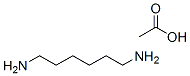 hexane-1,6-diamine acetate Struktur