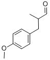 2-METHYL-3-(PARA-METHOXY PHENYL)-PROPANAL Struktur