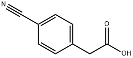 4-CYANOPHENYLACETIC ACID Struktur